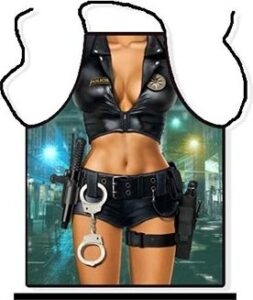 Zástera sexy policajtka